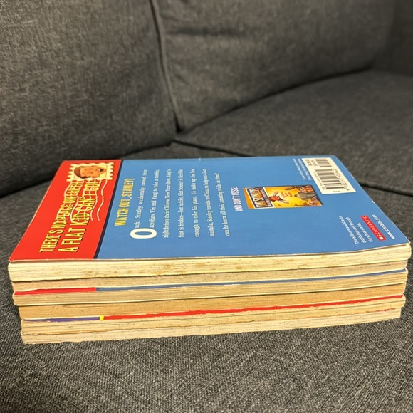 6 Flat Stanley Books Christmas Original Magic Lamp Adventures Flat Again Capital - Picture 8 of 12